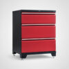 Verktygsskåp med 3 lådor - Röd, PRO