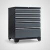 Verktygsskåp med 5 lådor - Grå, PRO