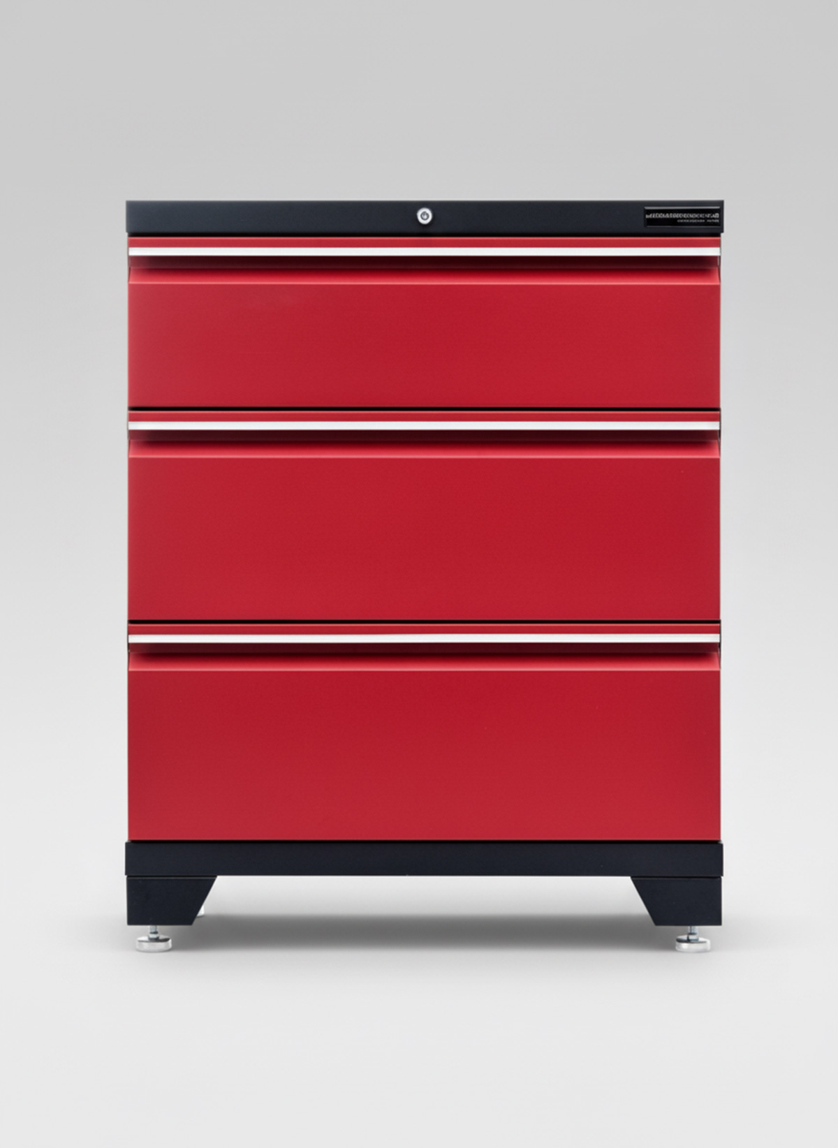 Verktygsskåp med 3 lådor - Röd, PRO - Bild 3