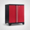 Förvaringsskåp med dörrar - Röd, PRO