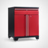 Verktygsskåp med 1 låda och dörrar - Röd, PRO