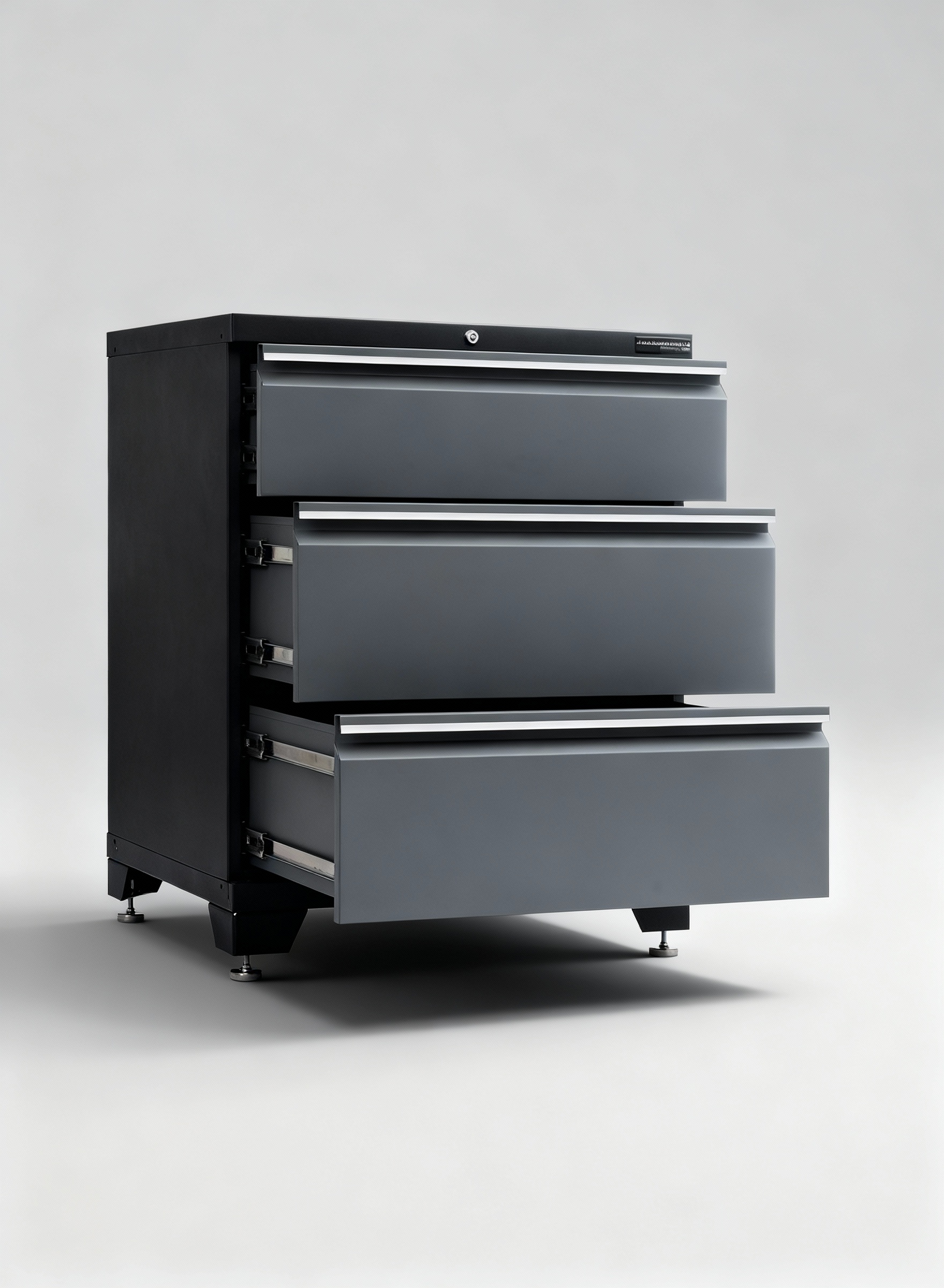 Verktygsskåp med 3 lådor - Grå, PRO - Bild 6