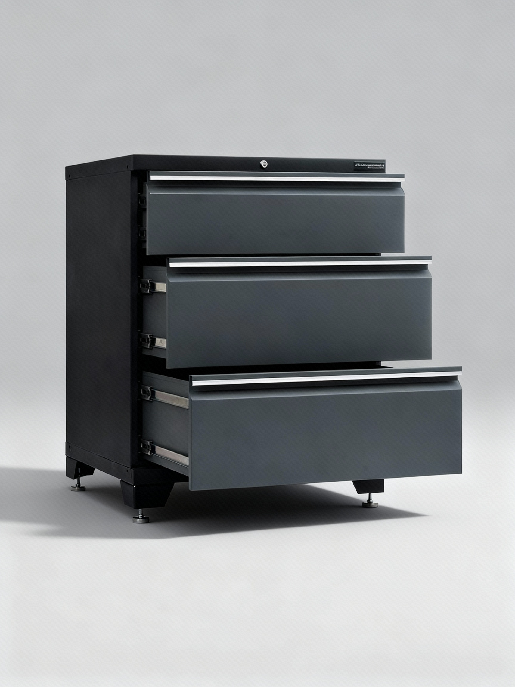 Verktygsskåp med 3 lådor - Grå, PRO - Bild 5