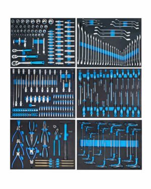 6st verktygsinsatser för verktygsvagn med blandande verktyg