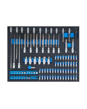 Verktygssats med bits och torx