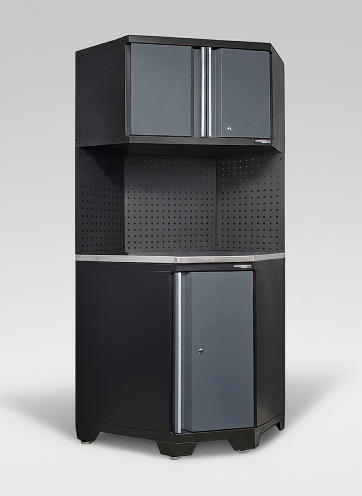 Hörnskåp komplett - Grå, PRO - Bild 2