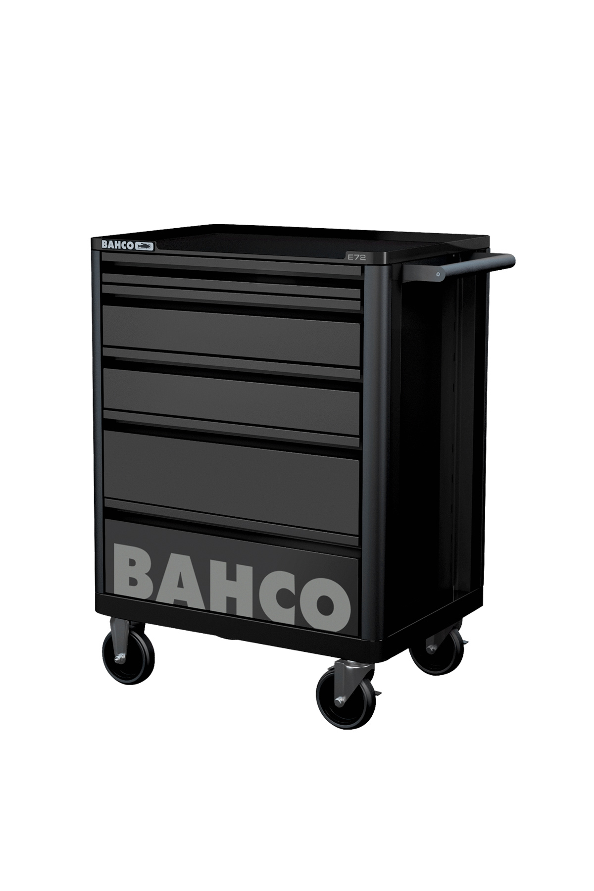 Verktygsvagn E72 med 5 lådor svart + 140 delar verktyg, BAHCO - Bild 2