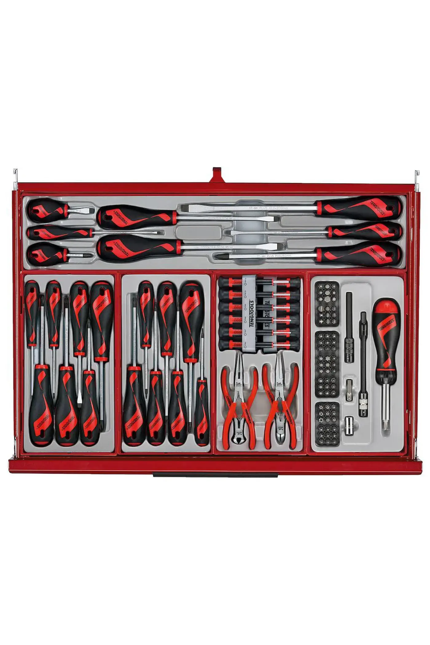 Verktygsvagn 16 lådor 1033 delar verktyg TengTools TKS26R1033T - Bild 13