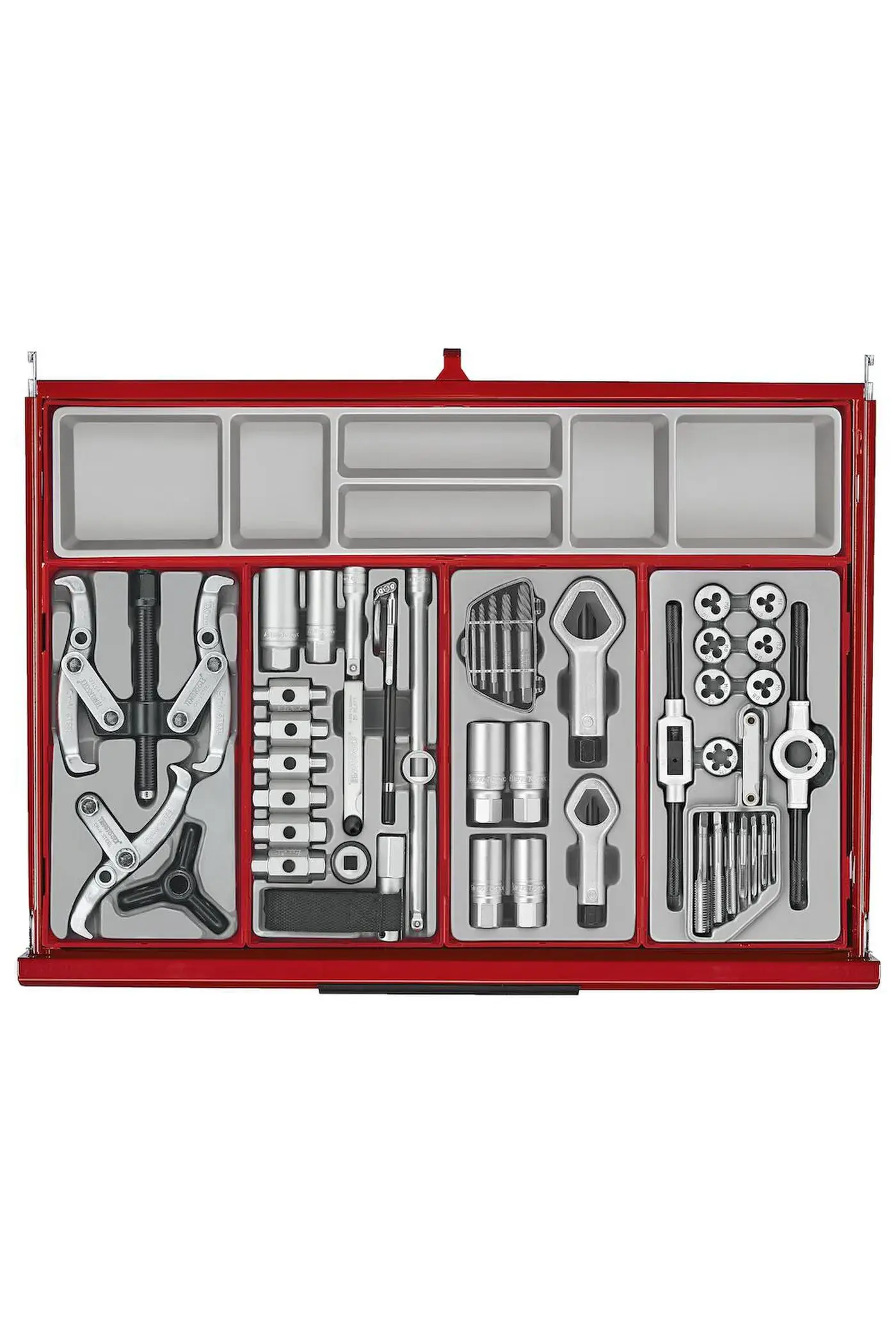 Verktygsvagn 16 lådor 1033 delar verktyg TengTools TKS26R1033T - Bild 16