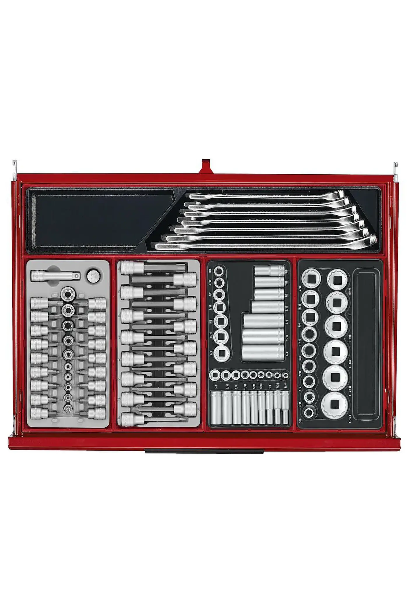 Verktygsvagn 16 lådor 1033 delar verktyg TengTools TKS26R1033T - Bild 18