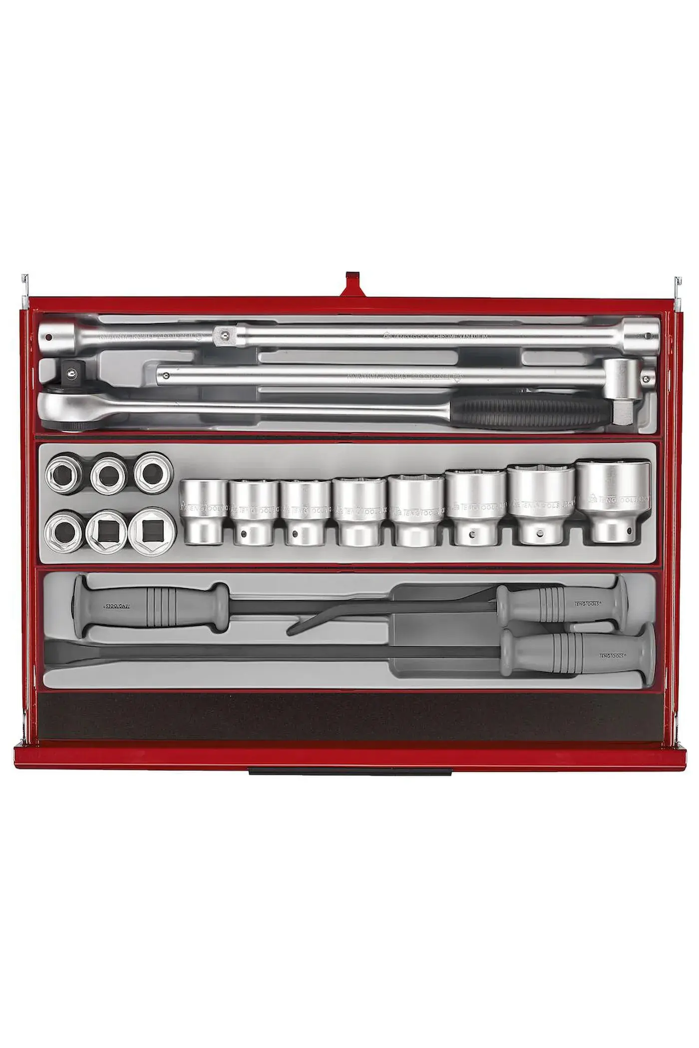 Verktygsvagn 16 lådor 1033 delar verktyg TengTools TKS26R1033T - Bild 19