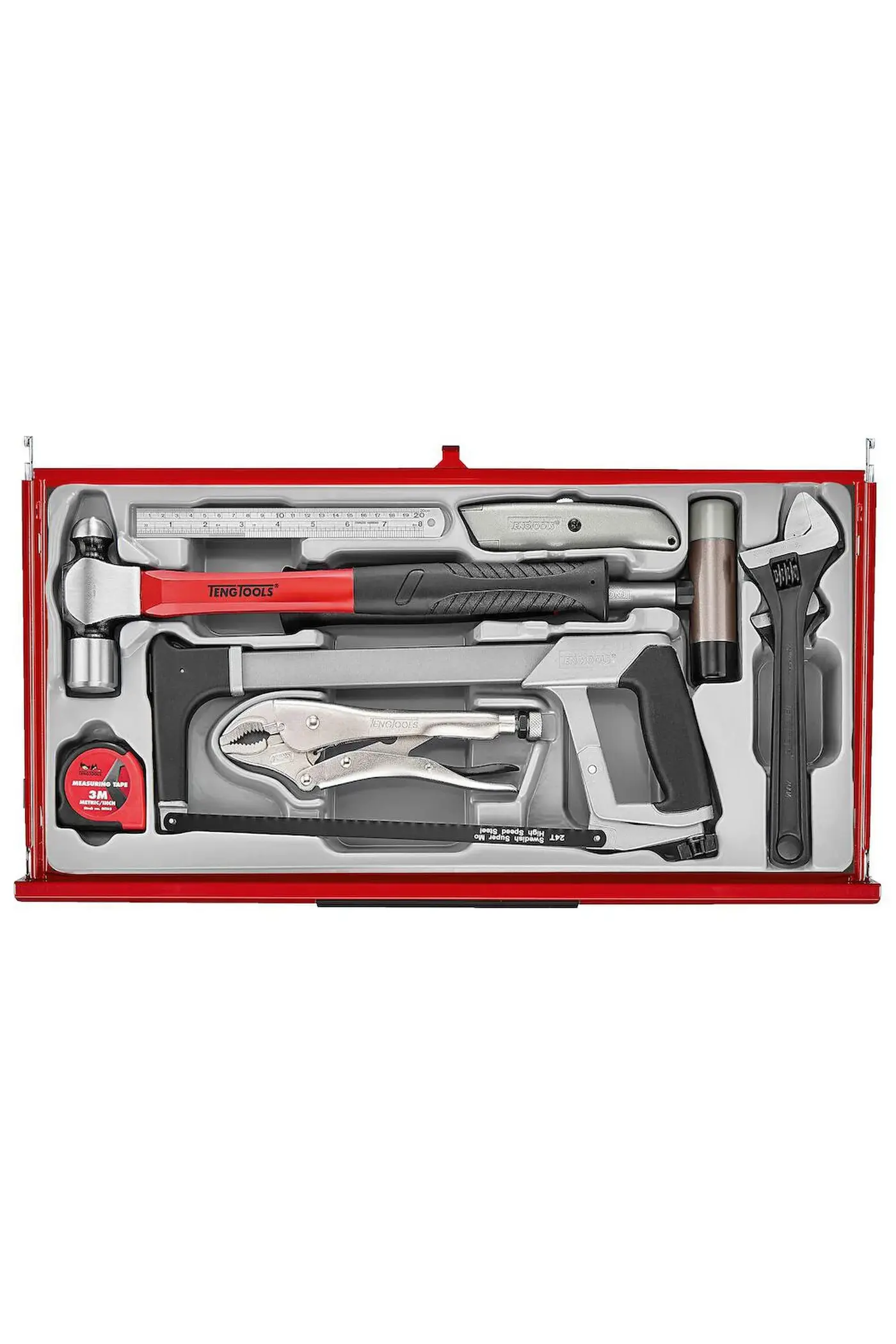 Verktygsvagn 16 lådor 1033 delar verktyg TengTools TKS26R1033T - Bild 6