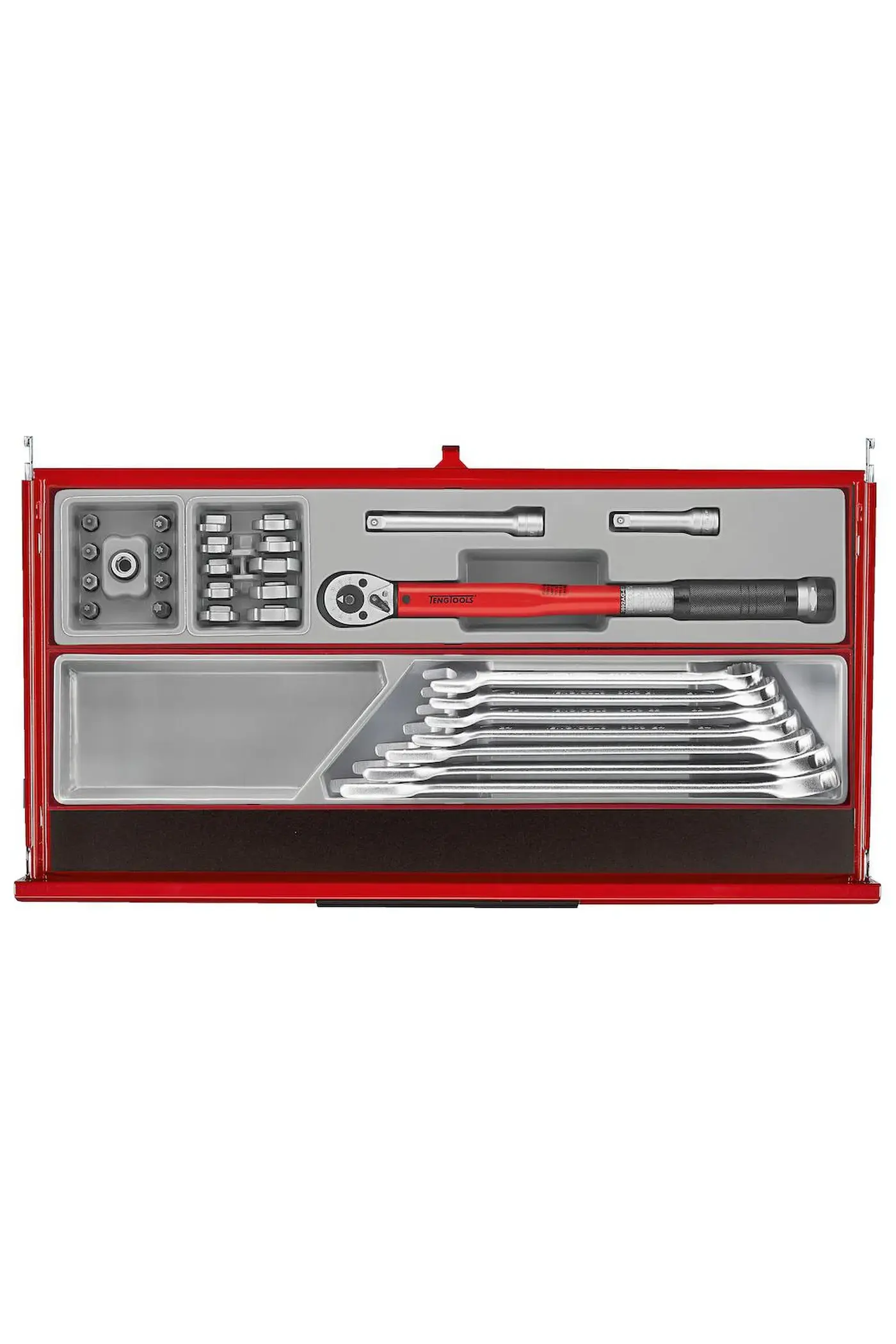 Verktygsvagn 16 lådor 1033 delar verktyg TengTools TKS26R1033T - Bild 7