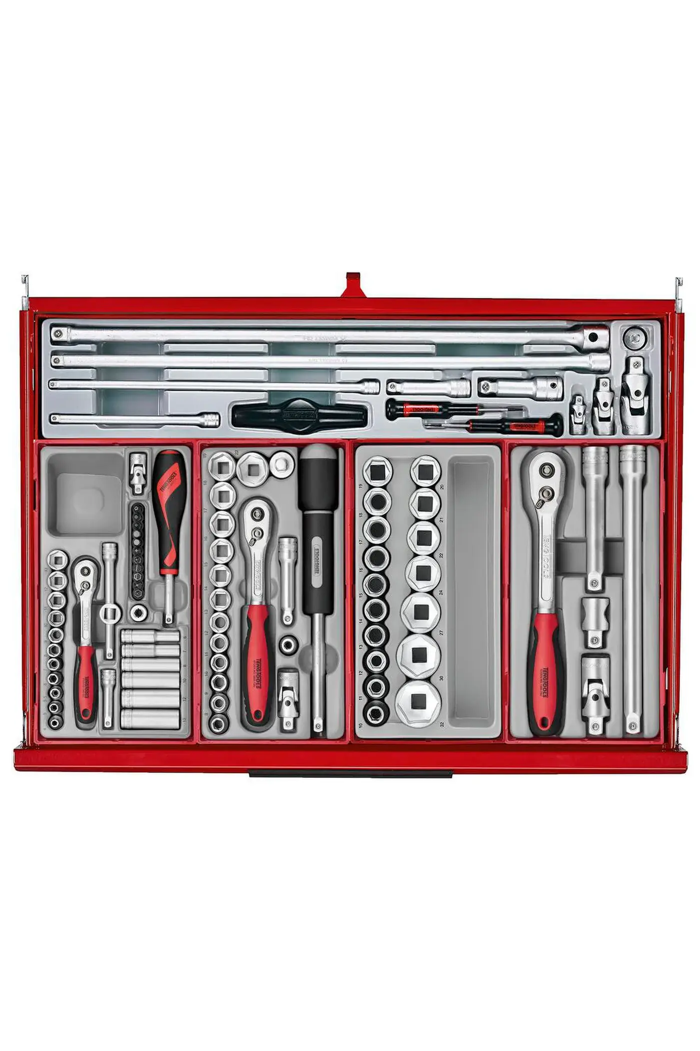 Verktygsvagn 16 lådor 1033 delar verktyg TengTools TKS26R1033T - Bild 11