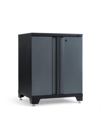 Förvaringsskåp med dörrar Black edition – Grå, PRO