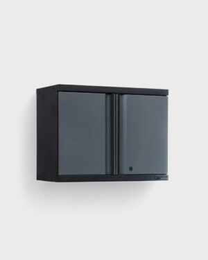 Väggskåp med 2 dörrar Black edition – Grå, PRO