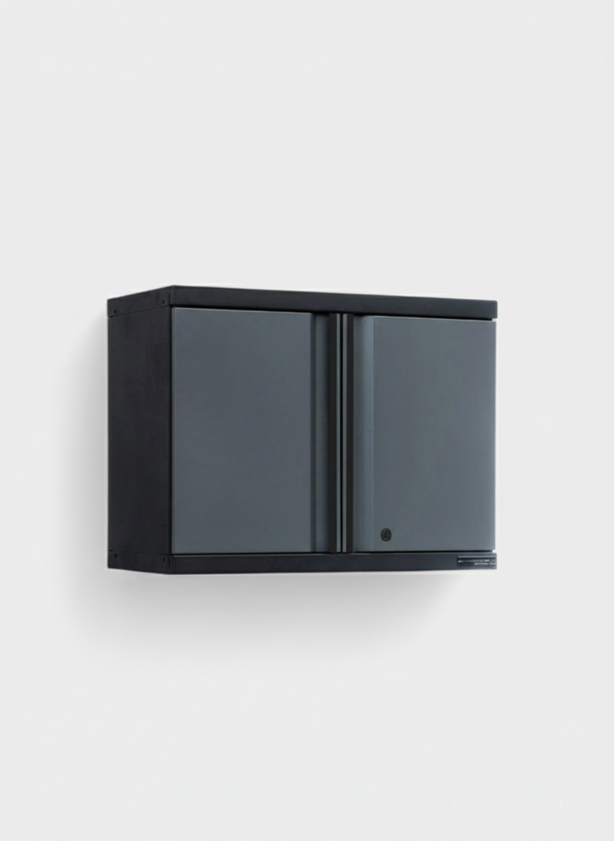 Väggskåp med 2 dörrar Black edition – Grå, PRO