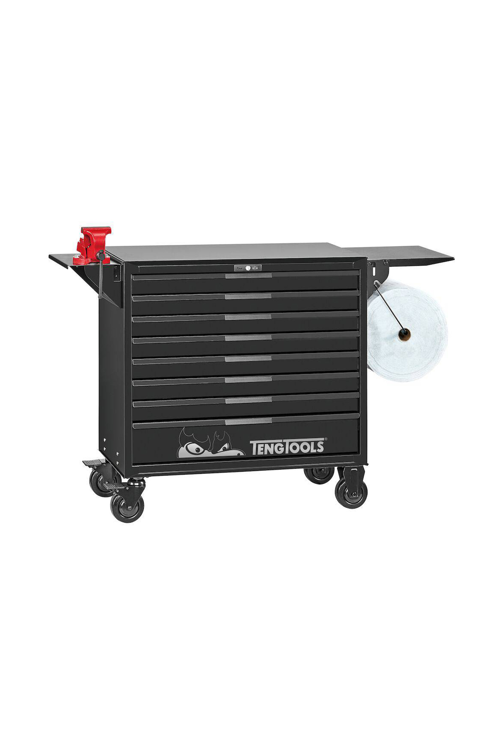 Verktygsvagn 8 lådor 1008 delar verktyg TengTools TKW37B1008T - Bild 2