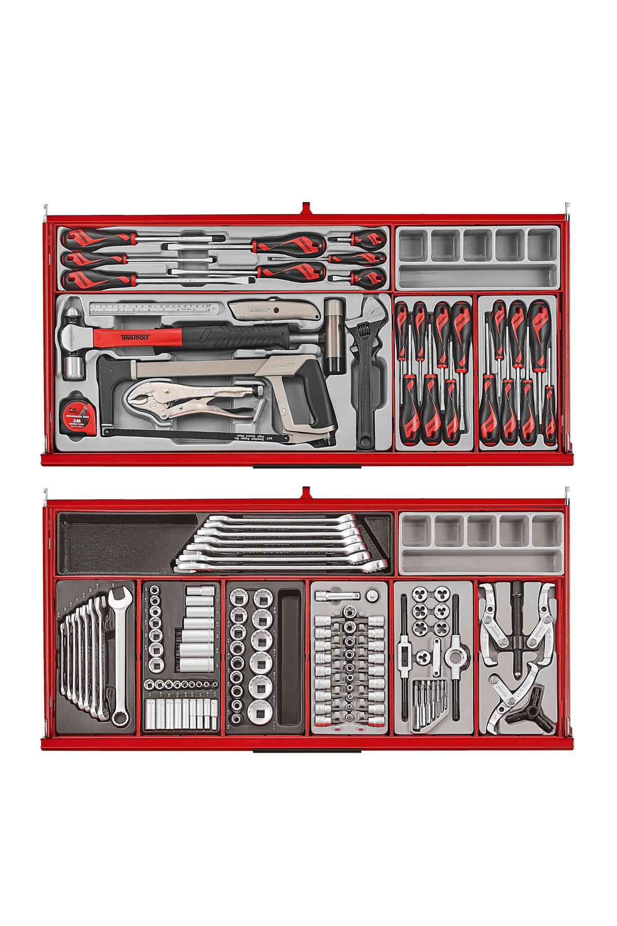 Verktygsvagn 7 lådor 663 delar verktyg TengTools TKW37R663T - Bild 4