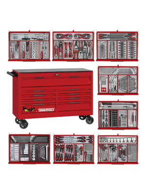 Verktygsvagn 9 lådor 615 delar verktyg TengTools TKW53R615T