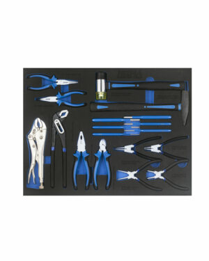 Verktygssats hammare / tänger 18 delar Nisma tools