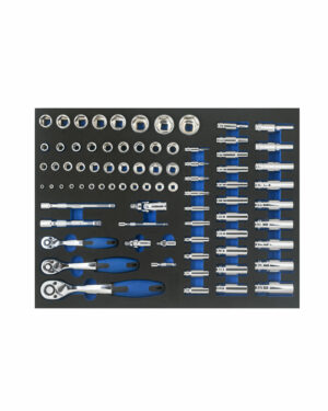 Verktygssats hylsnycklar 80 delar Nisma tools