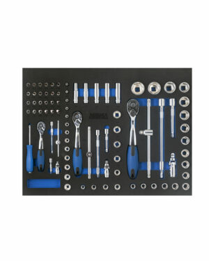 Verktygssats hylsnycklar 84 delar Nisma tools