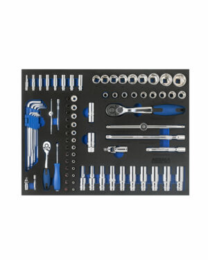 Verktygssats hylsnycklar 85 delar Nisma tools