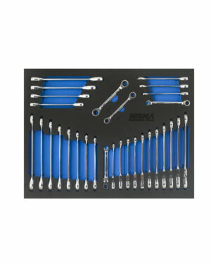 Verktygssats spärrnycklar 30 delar Nisma tools