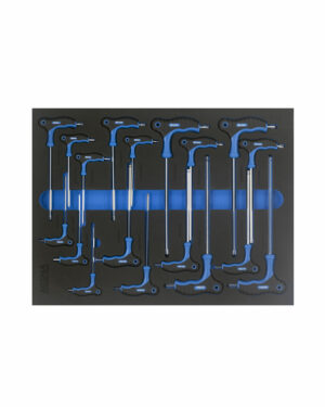 Verktygssats t-nycklar torx / sexkant 18 delar Nisma tools