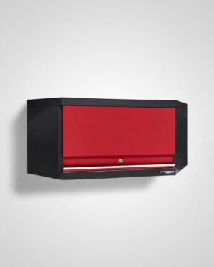 Väggskåp med 1 dörr hörn – Röd, PRO